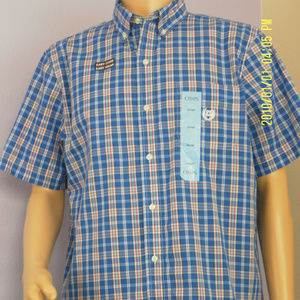 NWT Chaps Short Sleeve Button Down Easy Care